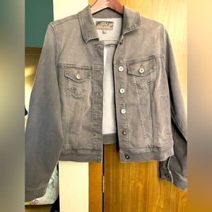 Torrid Grey Denim jean jacket size large